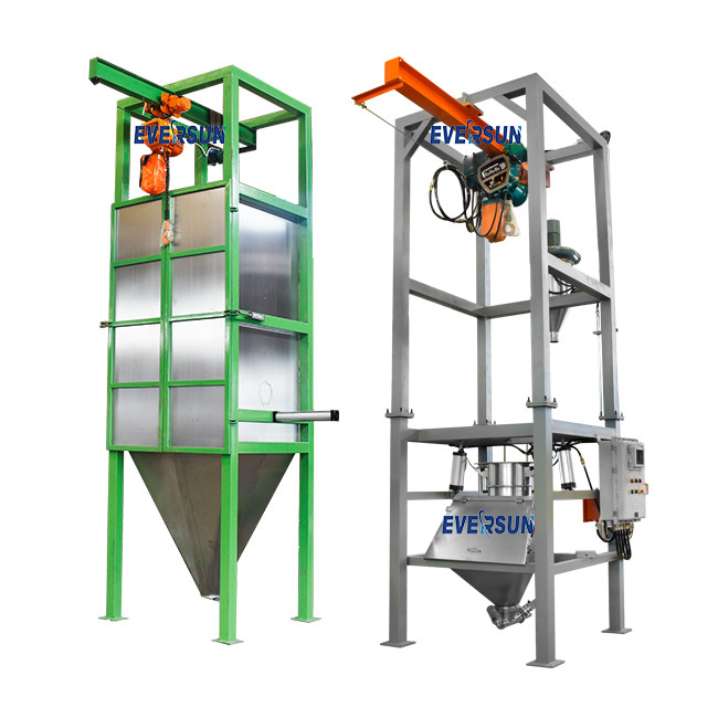 Industrial 300 - 2000kg Bag Dump Station Bulk Bag Discharger For Sugar And Salt