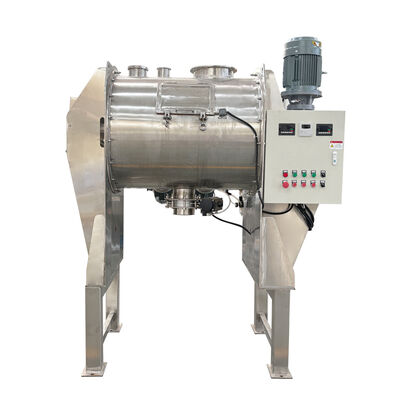 Endüstriyel karıştırma için PLC kontrol sistemi ve pnevmatik boşaltma ile paslanmaz çelik ekini karıştırıcı