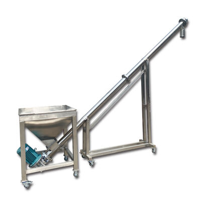 Augeer Screw Conveyor, sabit ve yönlü malzeme hareketini sağlamak için spiral bıçaklar kullanan sürekli taşıma makineleri